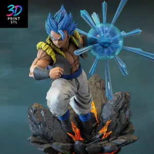 Gogeta Super Saiyan Blue Dragon Ball | STL File for 3D Printing