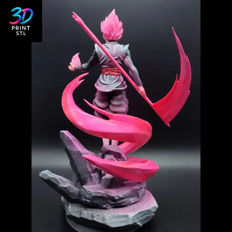 Goku Black Dragon Ball Super | STL for 3D Printers - Image 3