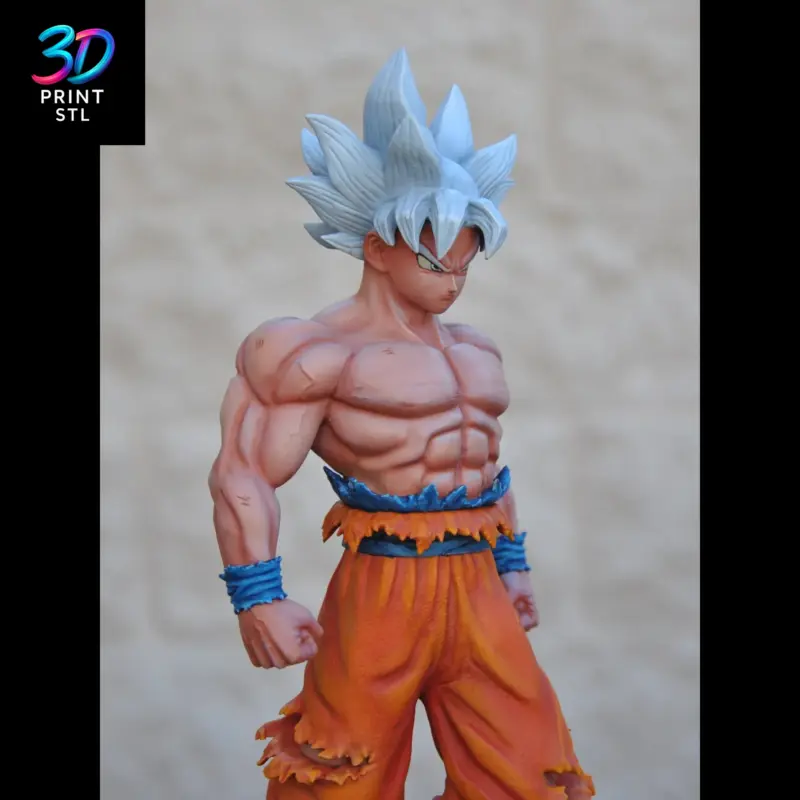 Goku Ultra Instinct Dragon Ball Super | STL File for 3D Printing - Image 5