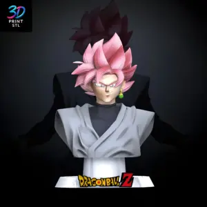 Goku Black Bust Dragon Ball Super | STL for 3D Printers
