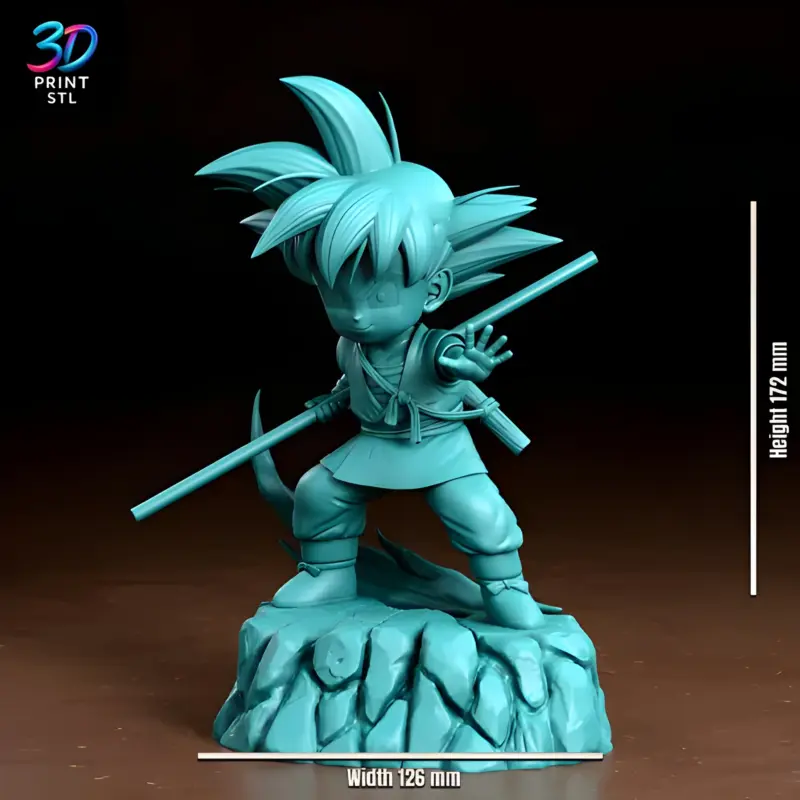 Goku Daima Dragon Ball | STL for 3D Printers - Image 4