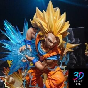 Goku Battle‑Ready Figure – Dragon Ball Z STL Model
