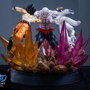 Goku & Freezer VS Jiren Dragon Ball | 3D Print File | STL