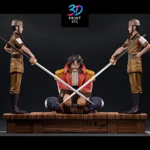 Gol D. Roger Diorama One Piece | STL File for 3D Printing