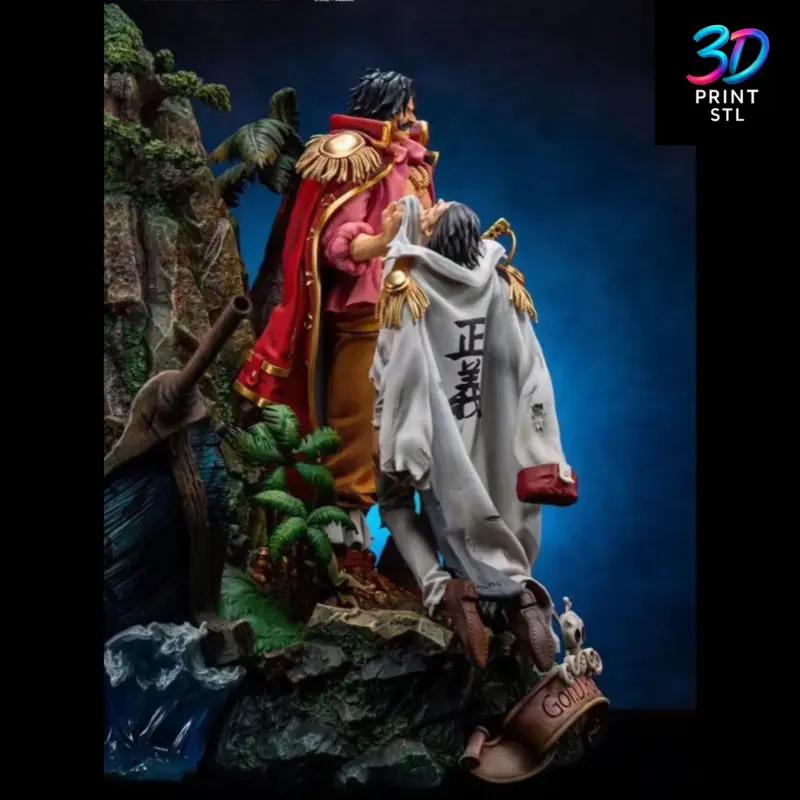 Gol D. Roger Diorama One Piece | 3D Print Model | STL - Image 2