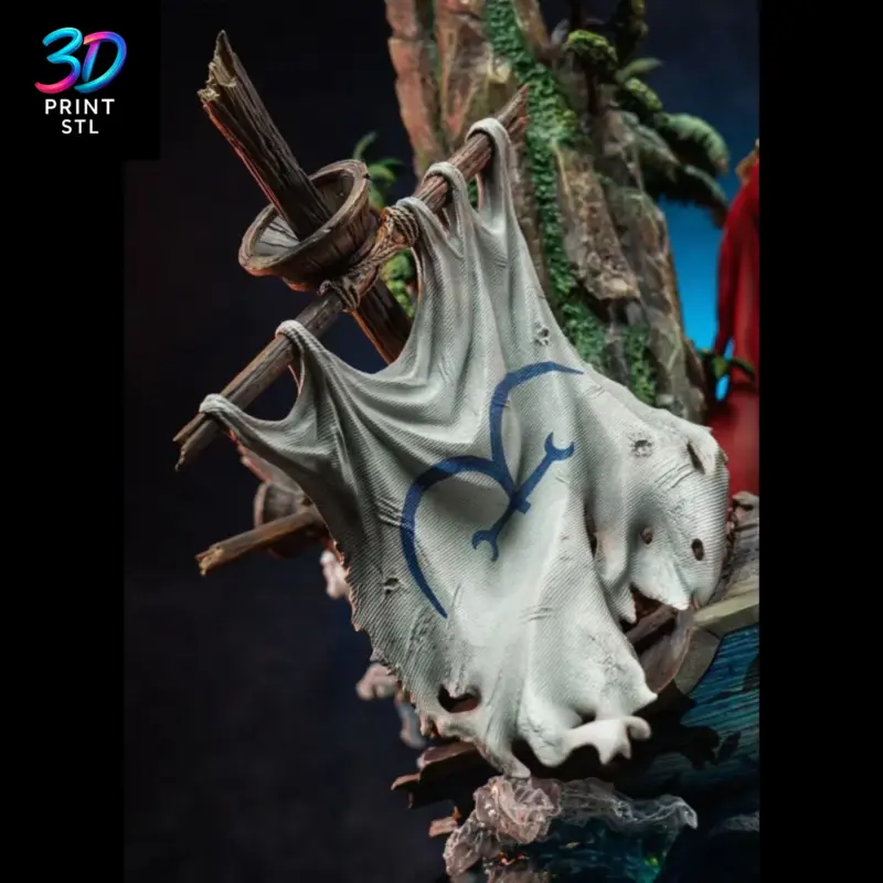 Gol D. Roger Diorama One Piece | 3D Print Model | STL - Image 7
