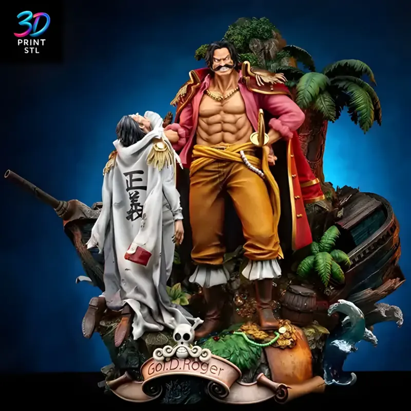 Gol D. Roger One Piece | STL for 3D Printers - Image 2