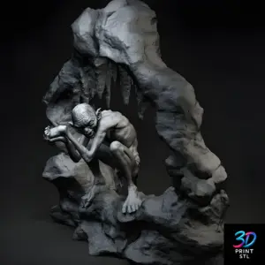 Gollum The Lord of the Rings | STL for 3D Printers