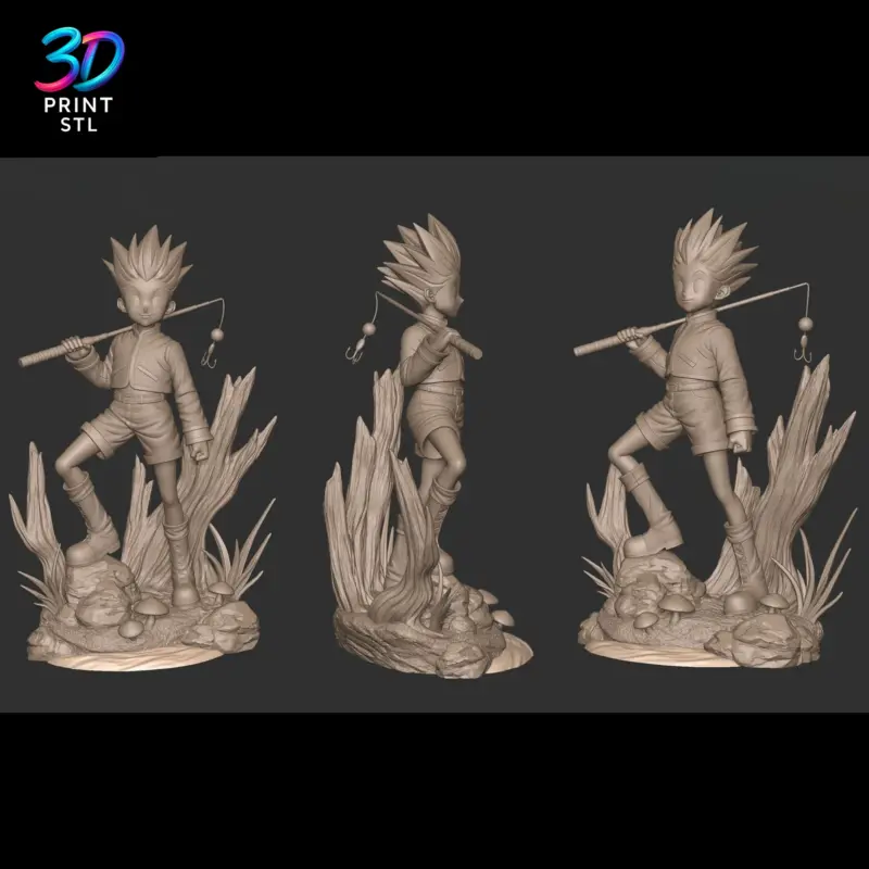 Gon Freecss Hunter x Hunter | 3D Print Model | STL - Image 4