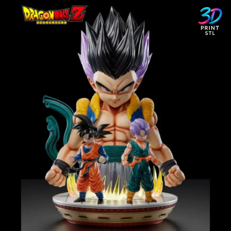 Gotenks Diorama Dragon Ball Z | 3D Print Model | STL - Image 2