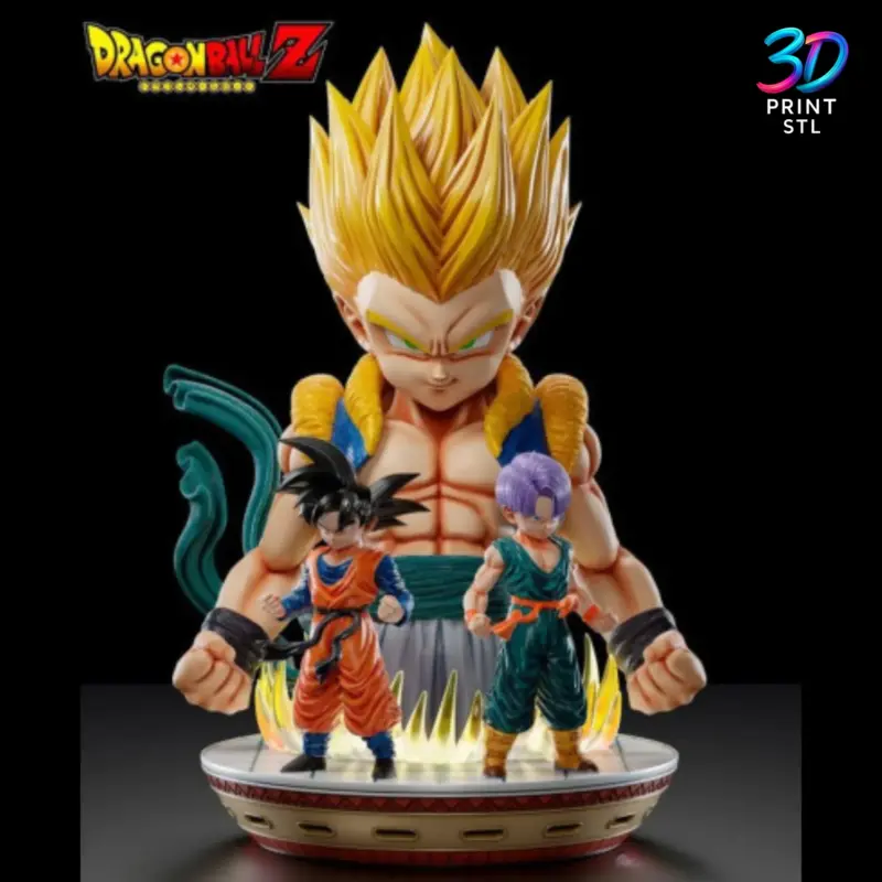 Gotenks Diorama Dragon Ball Z | 3D Print Model | STL - Image 3