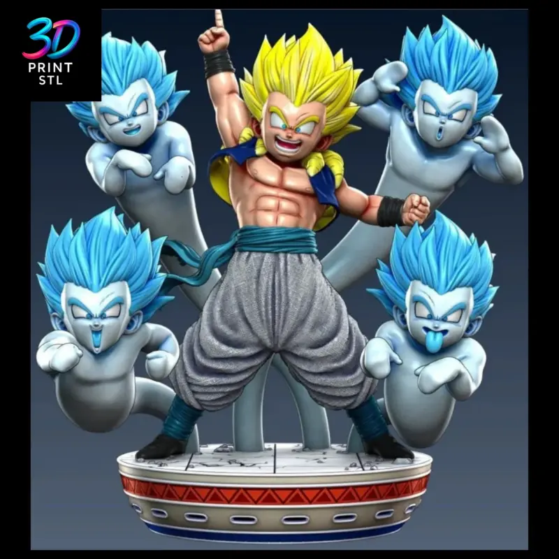 Gotenks Diorama Dragon Ball Z | STL File for 3D Printing - Image 2