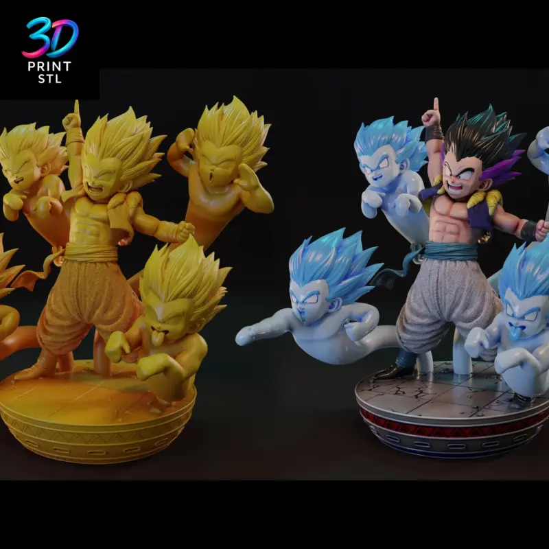 Gotenks Diorama Dragon Ball Z | STL File for 3D Printing - Image 3