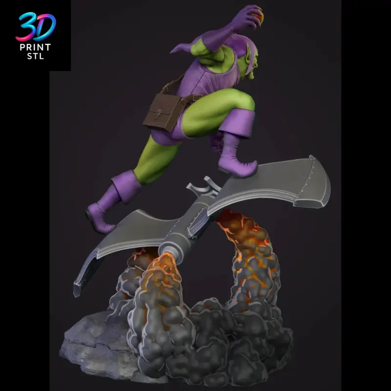 Green Goblin Figure Spider-Man | STL File for 3D Printing - Image 2