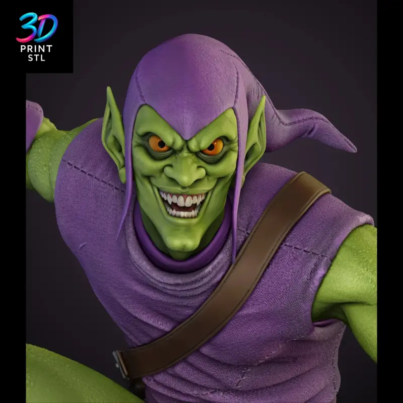 Green Goblin Figure Spider-Man | STL File for 3D Printing - Image 3