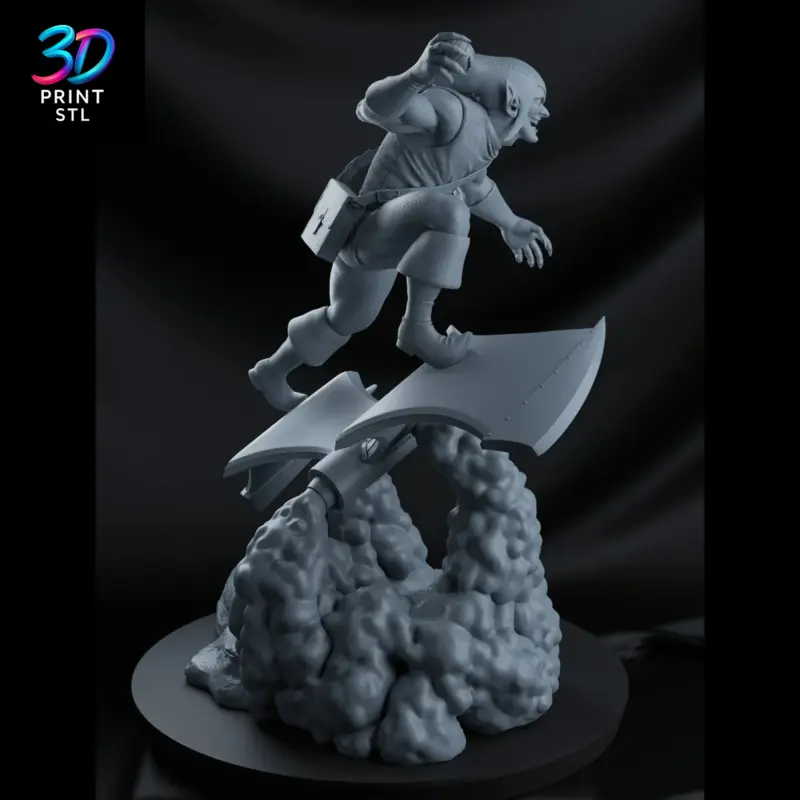 Green Goblin Figure Spider-Man | STL File for 3D Printing - Image 5