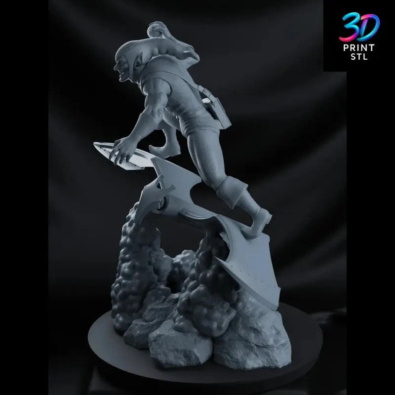 Green Goblin Figure Spider-Man | STL File for 3D Printing - Image 6