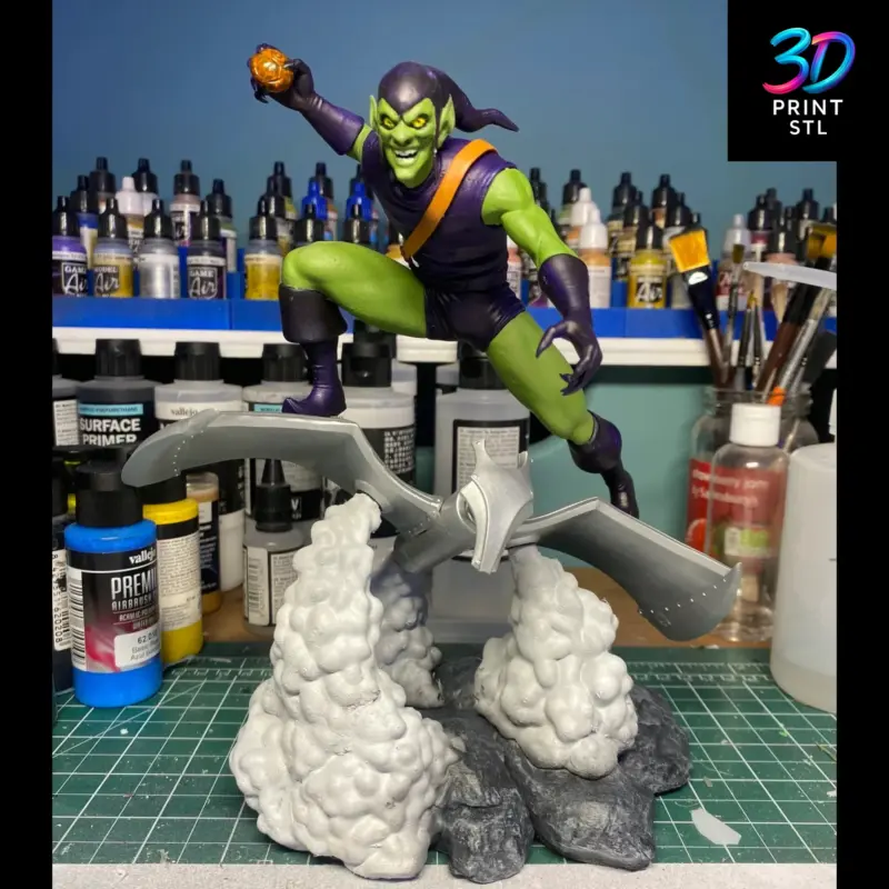 Green Goblin Figure Spider-Man | STL File for 3D Printing - Image 8