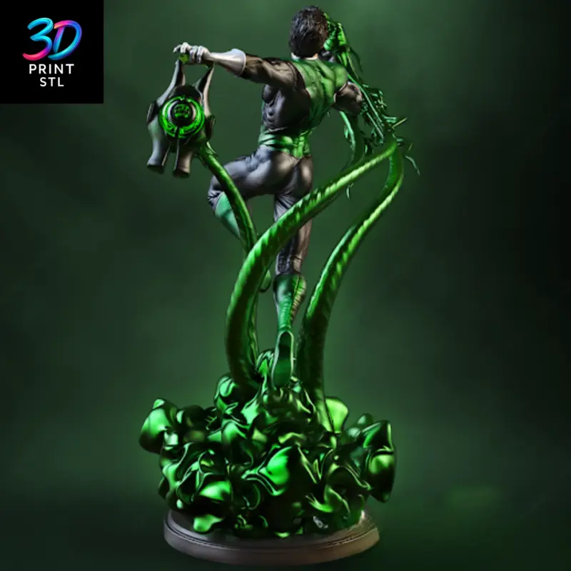 Green Lantern DC Comics | STL File for 3D Printing - Image 4