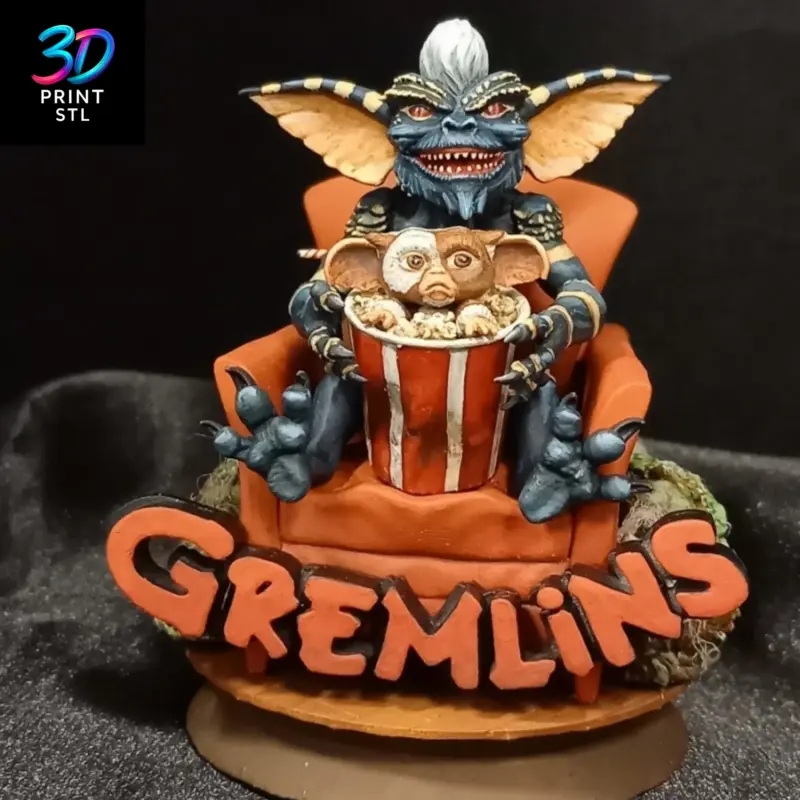 Gremlins Figure Gremlins | 3D Print File | STL - Image 2