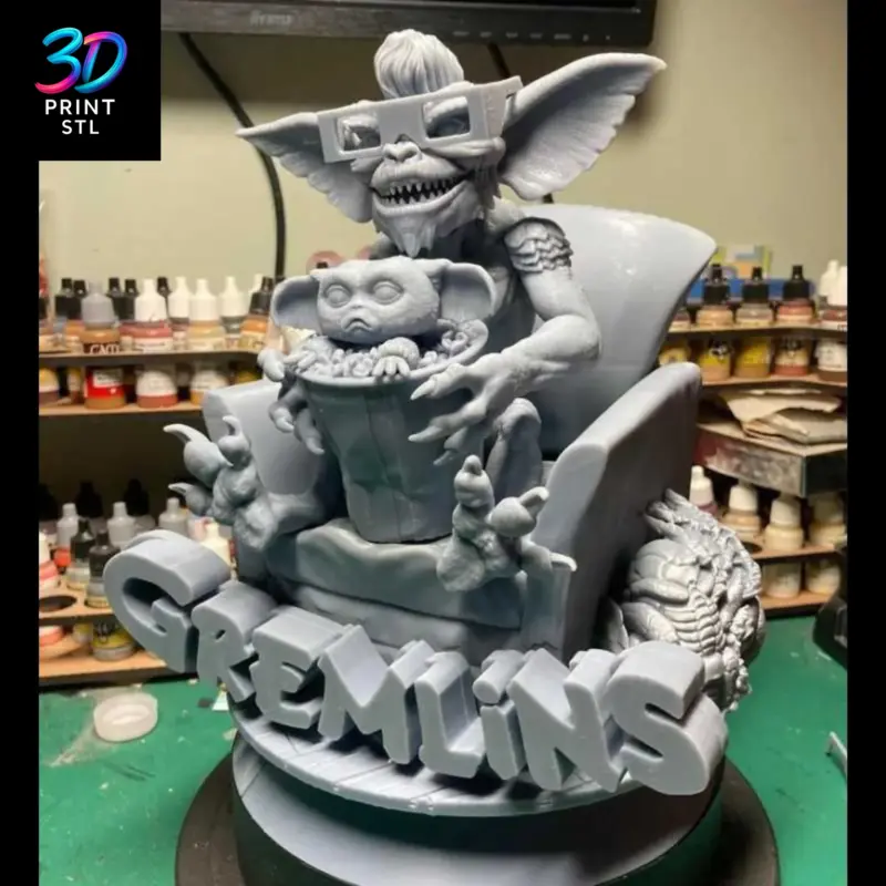 Gremlins Figure Gremlins | 3D Print File | STL - Image 6