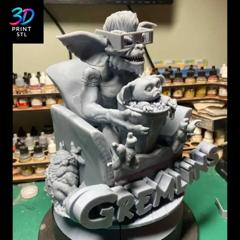 Gremlins Figure Gremlins | 3D Print File | STL - Image 7