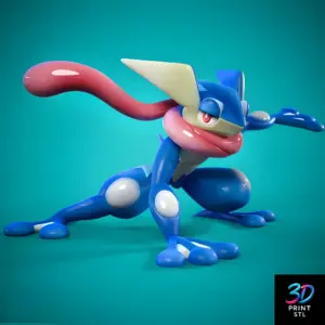 Greninja Pokémon | 3D Print File | STL