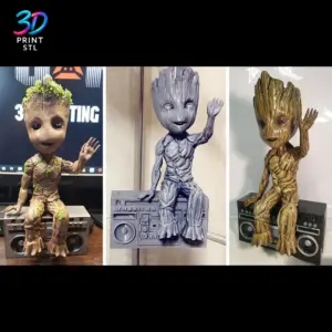 Groot20with20Boombox20STL2020Guardians20of20the20Galaxy20203D20Printable20Model202