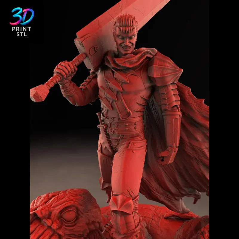 Guts Diorama Berserk | 3D Print Model | STL - Image 2