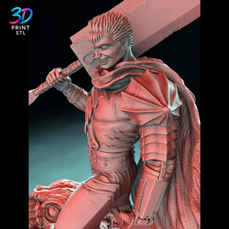 Guts Diorama Berserk | 3D Print Model | STL - Image 5