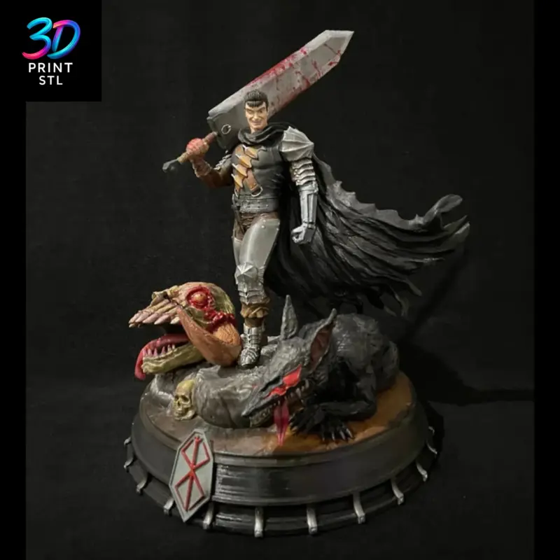 Guts Diorama Berserk | 3D Print Model | STL - Image 6