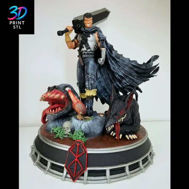 Guts Diorama Berserk | 3D Print Model | STL - Image 7