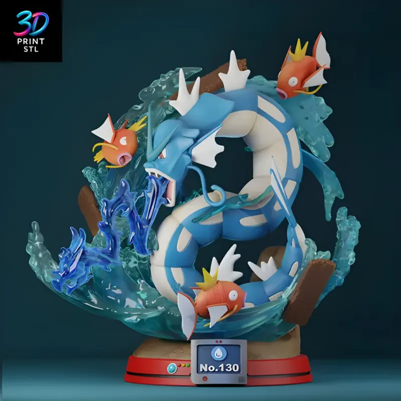 Gyarados Pokémon | STL for 3D Printers - Image 3