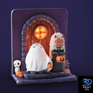 Halloween Totoro Anime | 3D Print File | STL