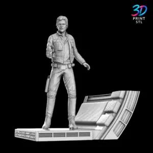 Han Solo Figure Star Wars | 3D Print Model | STL