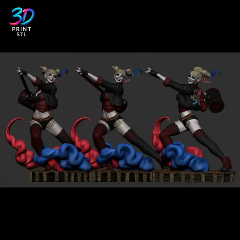 Harley Quinn Figure DC Comics | STL for 3D Printers - Image 5