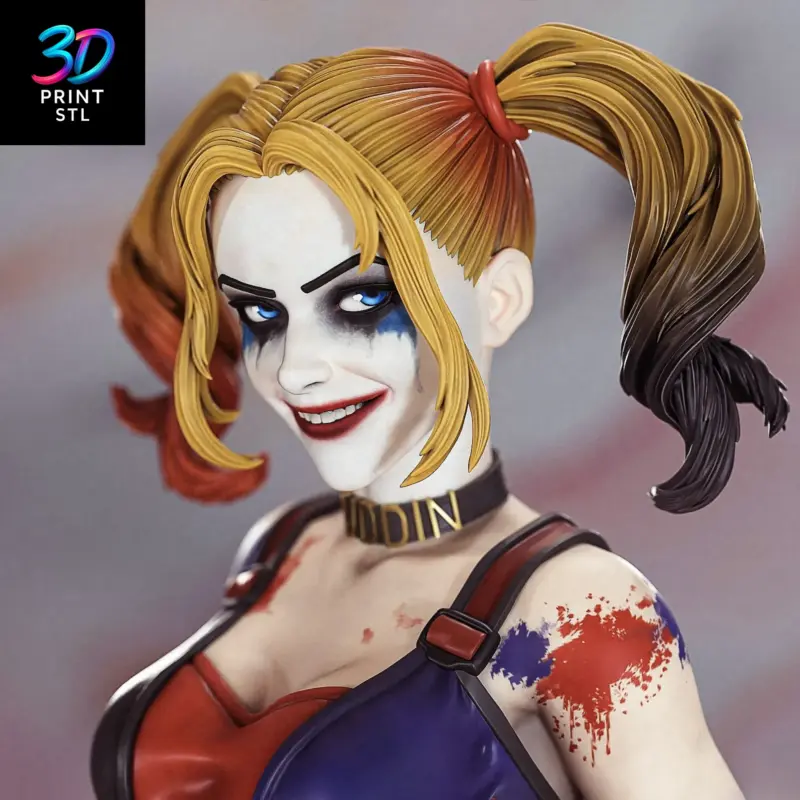 Harley Quinn DC Comics | STL File for 3D Printing - Image 4