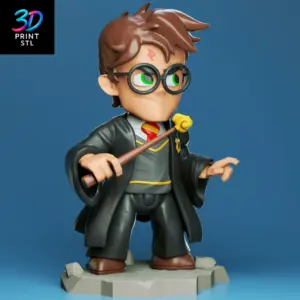 Harry Potter Chibi Wizarding World | STL File for 3D Printing