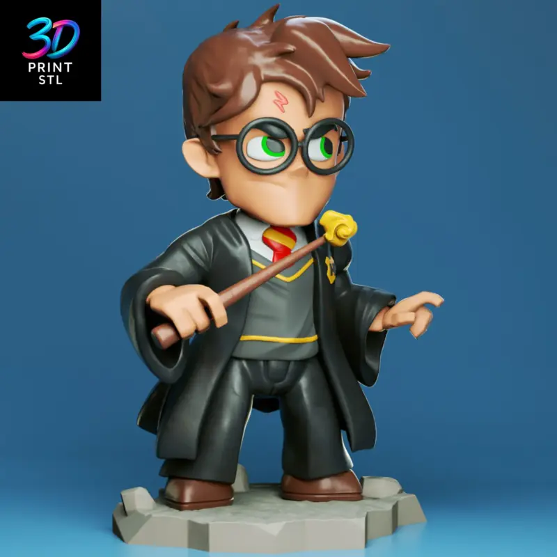 Harry Potter Chibi Wizarding World | STL File for 3D Printing