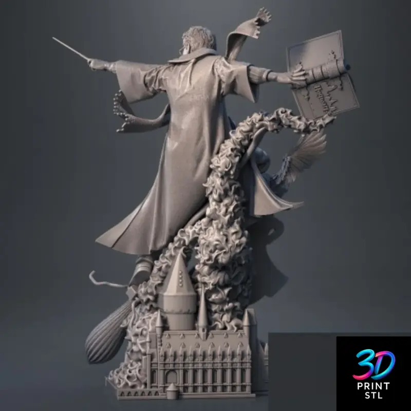 Harry Potter Diorama Hogwarts | STL for 3D Printers - Image 7
