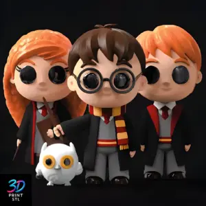 Harry Potter Chibi Harry Potter | 3D Print File | STL