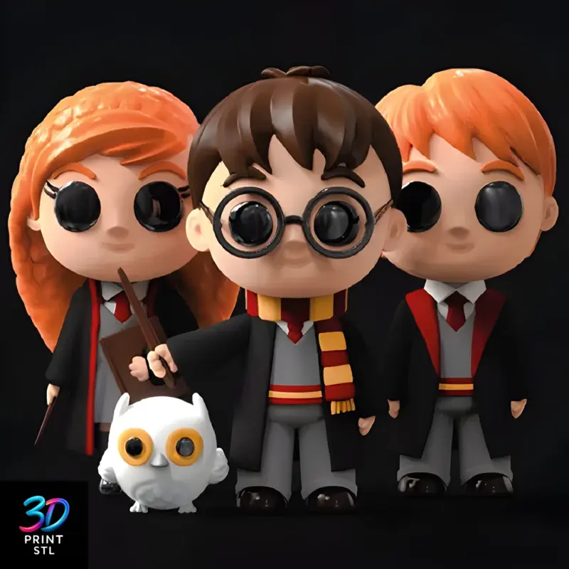 Harry Potter Chibi Harry Potter | 3D Print File | STL
