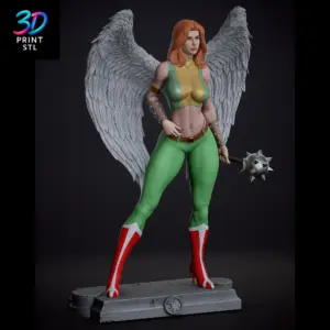 Hawkgirl Figure DC Superheroes | 3D Print Model | STL