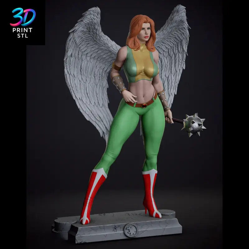 Hawkgirl Figure DC Superheroes | 3D Print Model | STL