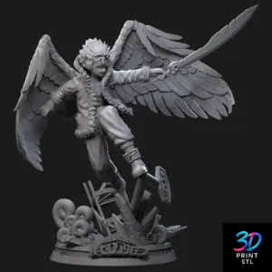Hawks Figure My Hero Academia | 3D Print Model | STL
