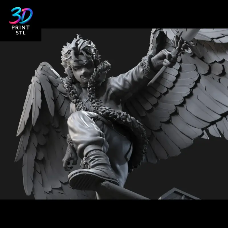 Hawks Figure My Hero Academia | 3D Print Model | STL - Image 5