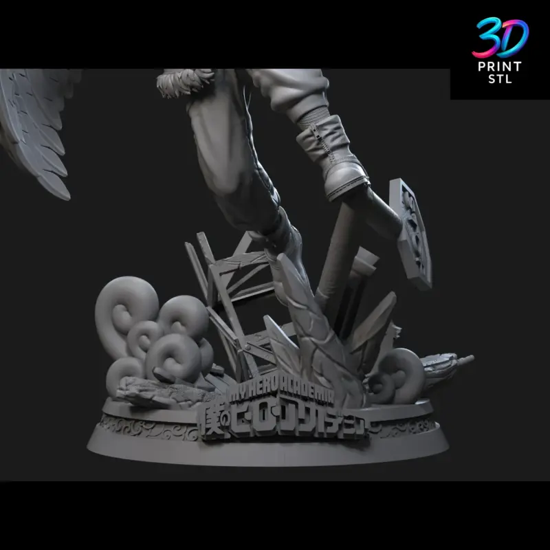 Hawks Figure My Hero Academia | 3D Print Model | STL - Image 6