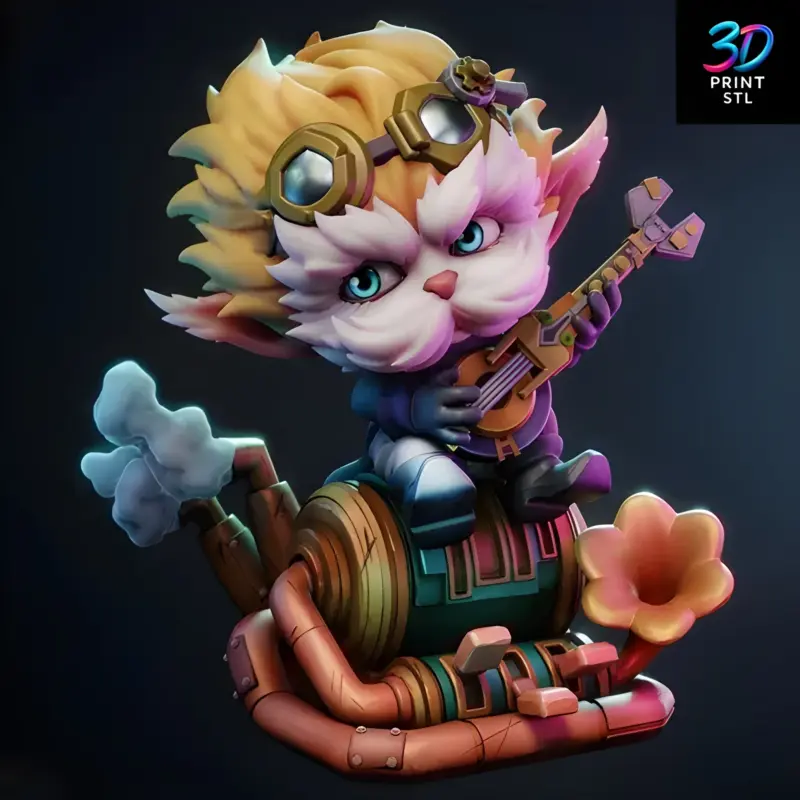 Heimerdinger League of Legends Arcane | STL for 3D Printers - Image 4
