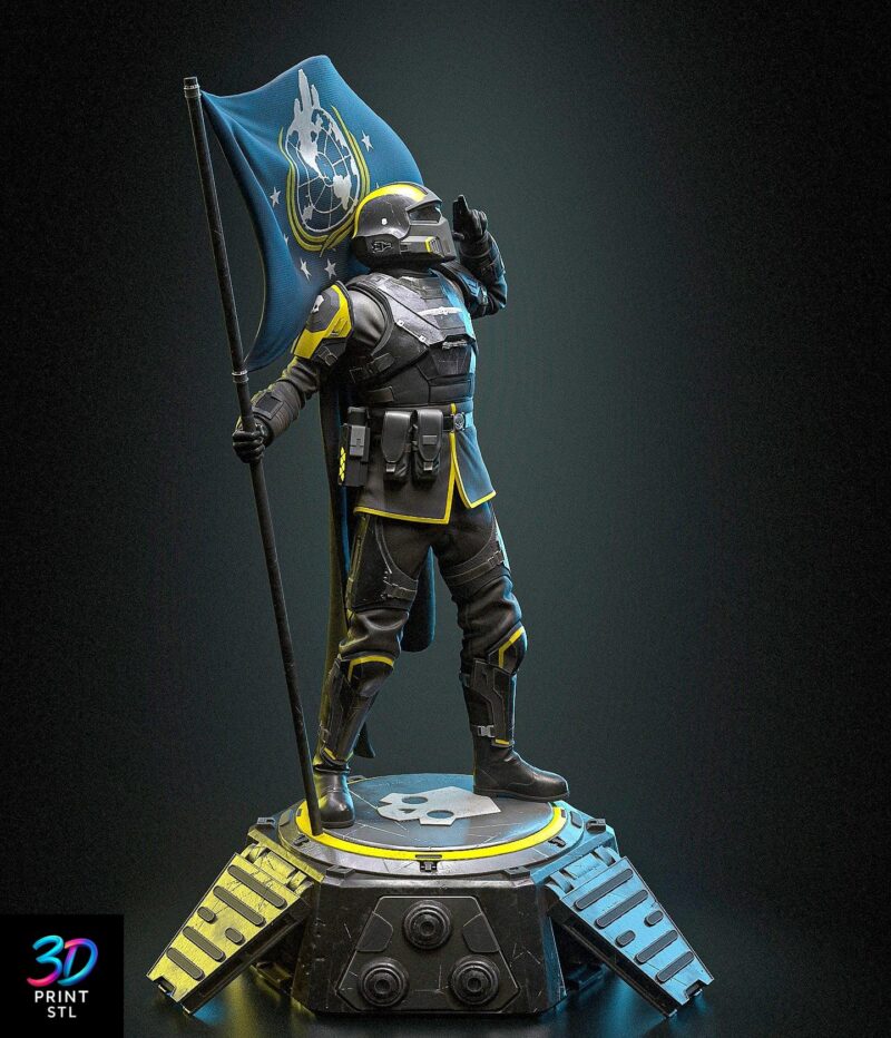 Helldiver Helldivers | 3D Print File | STL - Image 2