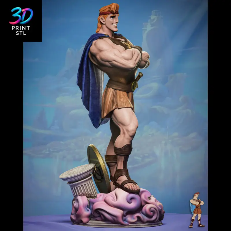 Hercules Figure Disney | STL for 3D Printers - Image 2